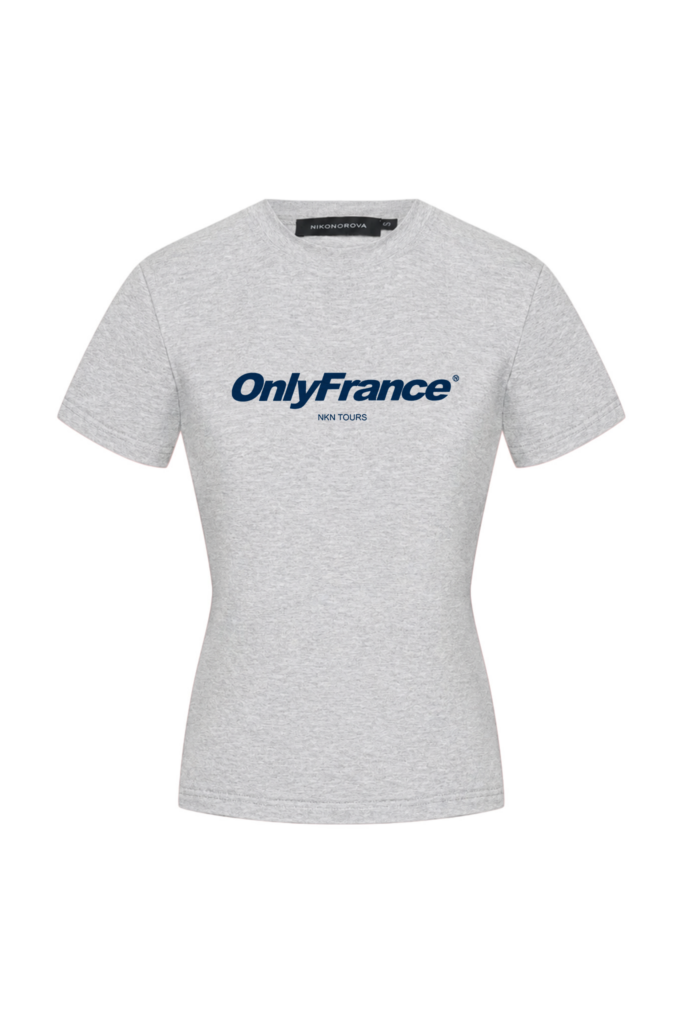 Футболка ONLYFRANCE slim melange