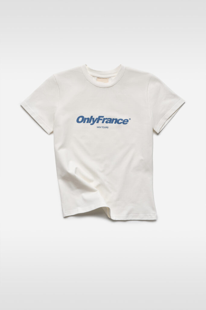 Футболка ONLYFRANCE slim white, белый