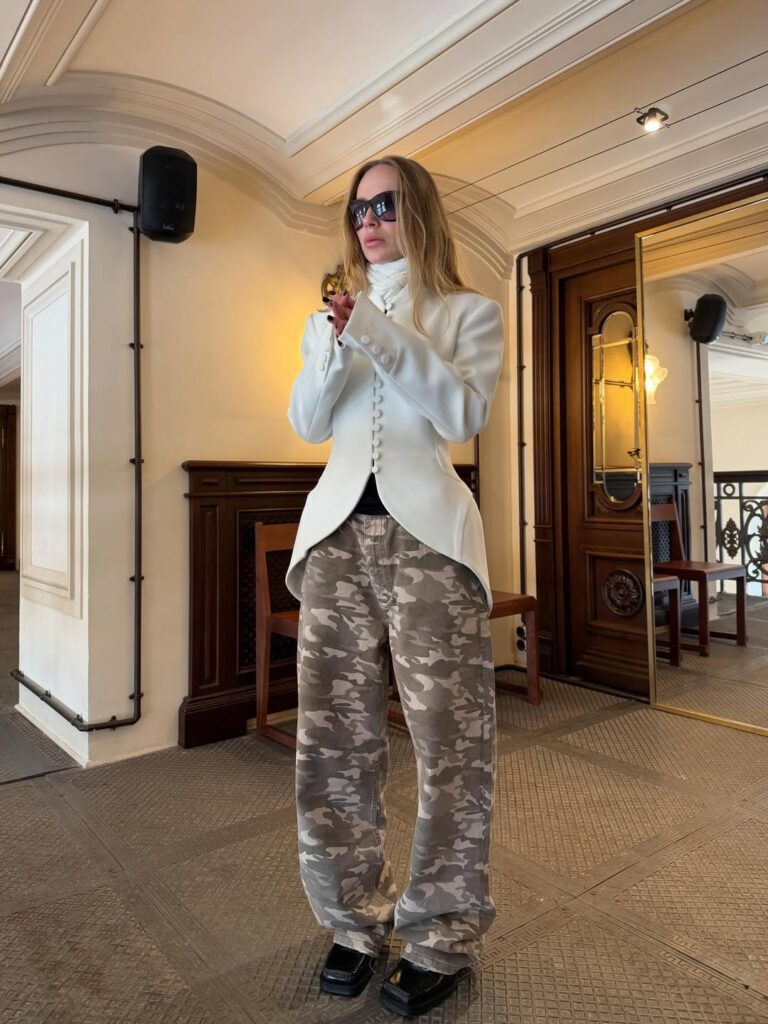 Джинсы MILITARY nude, милитари